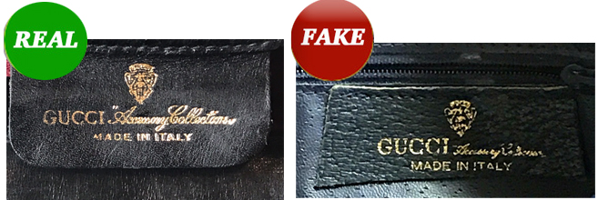 Gucci タグの偽物